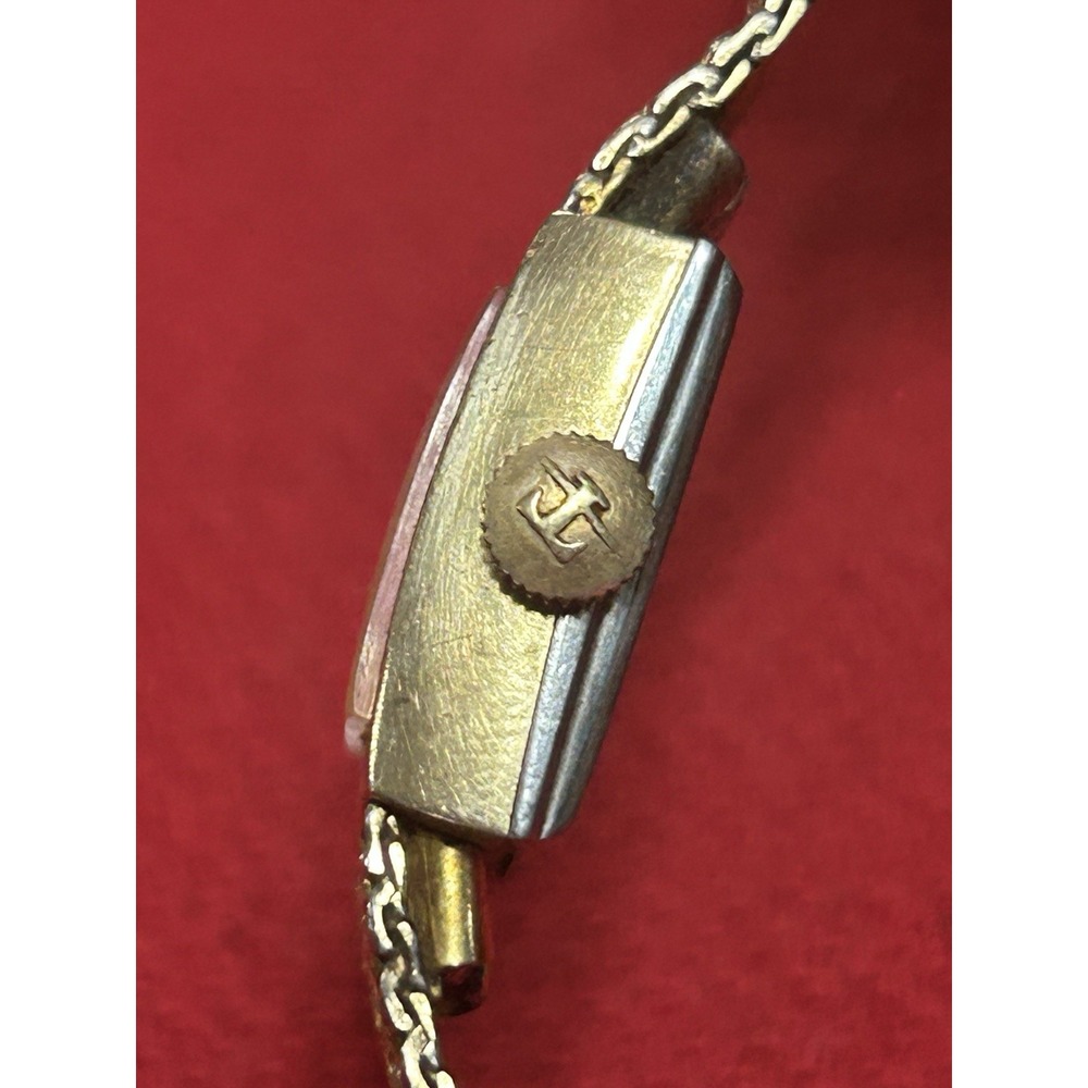 Vintage Tissot 10Kt RGP Bezel Tank Style TH-1282 1330829 READ - Picture 16 of 16